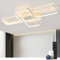 BAYHT LED Deckenlamp Dimmbar Deckenleuchte with Matter, 70W 8400LM, Kompatibel Mit HomeKit, Alexa, Google and IFTTT, Geometrisch Deckenbeleuchtung für Wohnzimmer, Schlafzimmer Weiß (90H*50W)