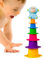Besreey Baby Stacking Cups Bad Spielzeug, Stapelbabys Babyspielzeug | Regenbogennistbecher,Baby -Stapelwasserspielzeug für Kinder, Mädchen, Freunde, Familie