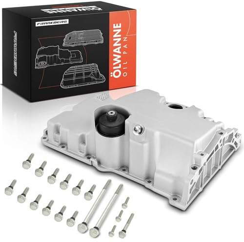 Frankberg Ölwanne Aluminium mit Ölablassschraube Replace #55573785 | Kompatibel mit Opel Astra J P10 Astra K Sports Tourer B16 Insignia A G09 Insignia B Z18 Meriva B S10 Mokka J13 Zafira P12