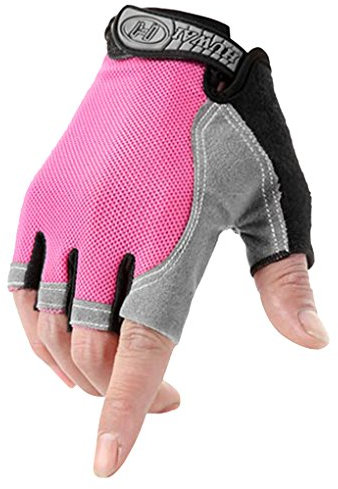 YSXY Unisex Fingerlose Handschuhe Sport Halbfinger Handschuhe Fäustlinge Fahrradhandschuhe,atmungsaktiv,Anti-rutsch für Angeln, Radfahren, Jagd, Reiten, Motorrad und Fitness für Herren Damen