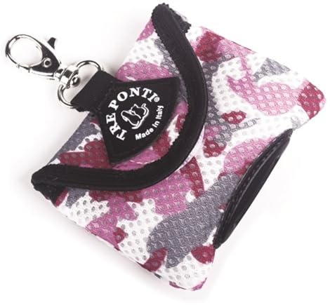 TRE PONTI S.R.L. UNIPERSONALE Hundekotbeuteltasche Pink Camouflage Kotbeutelspender Hundetüten