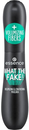essence Ess. What The Fake! Máscara Volumen Y Longitud 01, Negro, 6 Unità