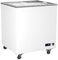 VIRTUS GROUP Congélateur Vitrées Portes Coulissantes - 208 à 582 Litres - Réversible - Blanc