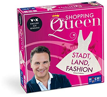 HUCH! 881892 Shopping Queen Stadt, Land, Fashion Familienspiel
