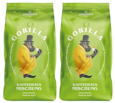 2x Gorilla Espresso 1.000g Kaffeehaus Mischung