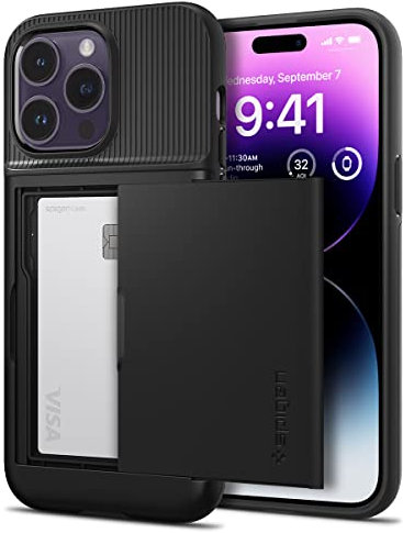 Spigen Slim Armor CS Case Compatible with iPhone 14 Pro Max - Black