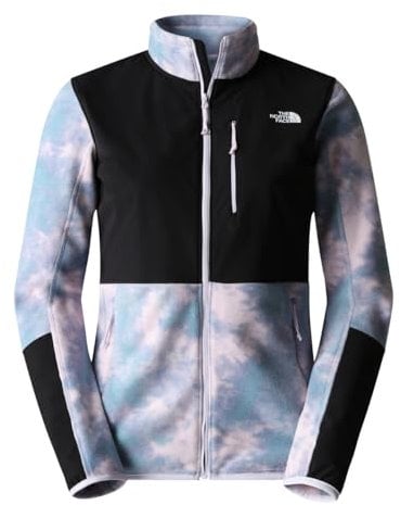 The North Face Diablo Sweatshirt Lavender Fog Glacier Dye Print-TNF Black L