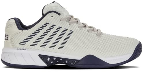 K-Swiss Herren Hypercourt Express 2 Tennisschuh, Vaporous Gray/White/Peacoat, 8.5 M