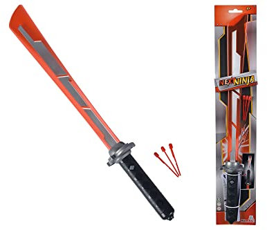 Next Ninja Schwert, rot, mit Licht und Sound, Schussfunktion, 3Pfeile, 60cm, ab 3 Jahre