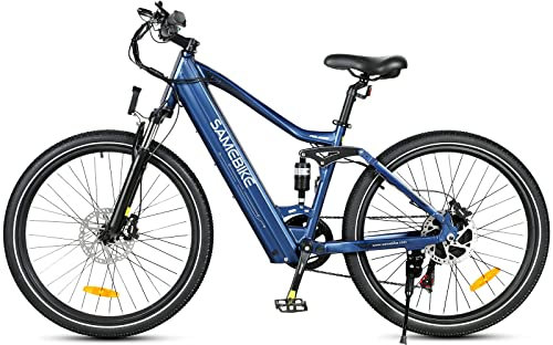 SAMEBIKE E Bike Elektrofahrrad E-Bike 26 Zoll 48V14Ah Abnehmbarer Akku,Max.Reichweite bis zu 55-110km 7 Gänge City EBike Herren Damen Off-Road Mountainbike