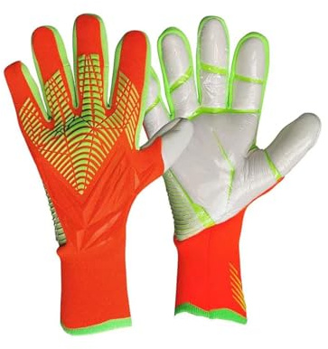 Kinder Fußballhandschuhe Torwarthandschuhe, Fußballhandschuhe für Jungen, Mädchen & Junior Torhüter Fußballhandschuhe für Training und Spiel, rutschfest, Handgelenkschutz, Größe 6/7/8/9/10 9yards