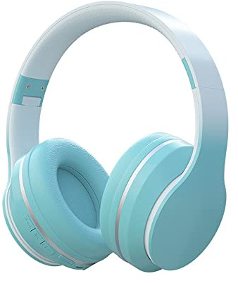 Bluetooth Kopfhörer Kinder,Kinder Kopfhörer Kabellos Over-Ear,Kinderkopfhörer Bluetooth mit Mikrofon,Faltbare&Einstellbare,Kinderkopfhörer für Jungen Mädchen Kind/Erwachsene/PC/Handys/Tablet(Grün)