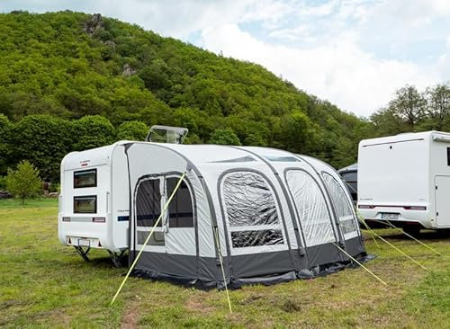 Carbest Wohnwagen-Luftvorzelt TAVIRA AIR 390 Ganzjahreszelt 300D Oxford