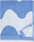 MARIMEKKO Lokki Frottee-Handtuch (Himmelblau) – Wellen gemusterte Handtücher – 71,1 x 50,8 cm