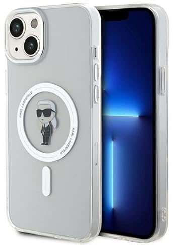 Karl Lagerfeld KLHMP15MHFCKNOT Hülle für iPhone 15 Plus 6.7 transparent hardcase IML Ikonik