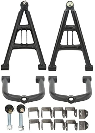 350 mm Vorderrad Aufhängung Stoßdämpfer-Schwenkarm-Set Elektroroller Federung Federgabel Vorderradaufhängung Upgrade für GY6 110 cc, 150 cc, 200 cc, ATV, 4 Räder, Quad, Go-Kart