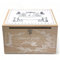 MIJOMA Hochzeitsbriefkasten aus Holz | Box für Hochzeitspost, Hochzeit Kartenkästchen, Geldgeschenkverpackung | Ideal als Hochzeitsdekoration