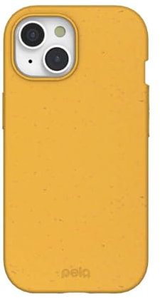 Pela Schutzhülle für iPhone 15, umweltfreundlich, kompatibel mit iPhone 15, Honig