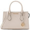 Michael Kors Sheila Small Non-Leather Vegan Satchel, Helles Cremeweiß