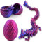 TaimeiMao Drachenei mit Drache, Drache Ei 3D, 3D Gedruckter Überraschungsdrache Im Ei, Beweglicher, Erwachsene Kinder Geschenke Spielzeug