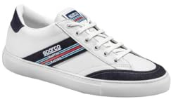 Sparco - S-Time Martini Racing Unisex-Sneakers - Freizeit-Motorsportschuhe aus Kunstleder - Sonderedition - Komfort - Gummisohle