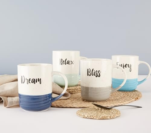 Waterside - 6pc Slogan Dipped Mugs