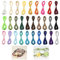 30 Colors Waxed Polyester Cord, 1mmx10m Nylon Thread, Chinese Knotting String, Silk Beading Strings for DIY Jewelry Making Necklace Bracelet