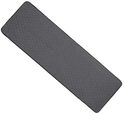 Harilla Elektrisches Heizkissen, Heizdecke, schnell aufheizendes tragbares Winterheizkissen, beheiztes Isomatte für Outdoor-Sportreisen, Schwarz Und Grau