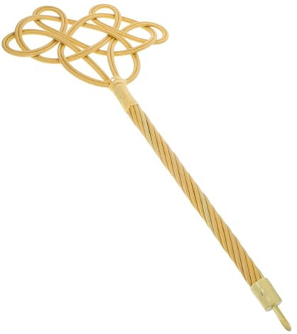 MAGICLULU Batidor De Alfombras Imitación Ratán con Mango Herramienta Manual para Limpieza De Polvo Edredones y Colchones Diseño Resistente para Uso Doméstico Habitaciones y Moquetas