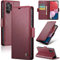 Rerzoiro Cover per Samsung Galaxy A13 4G/5G Custodia Portafoglio [Blocco RFID] Premium Pelle PU Wallet Case Flip Libro con Porta Carte Slot Supporto Flip Case per Samsung Galaxy A13 4G/5G, Rosso
