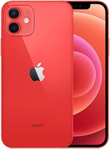 ABUSVEX Original Ersatz-Glas für die Rückseite, kompatibel mit iPhone 12 Mini, 13,7 cm (5,4 Zoll), alle Anbieter mit vorinstalliertem Kleber und Reparaturwerkzeug für das iPhone 12 Mini (rot)