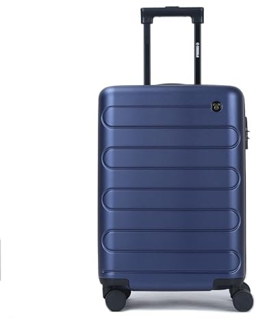 Mixibaby Gorilla Hartschalen Koffer Trolley Reisekoffer Rollkoffer Handgepäck mit 4 Zwillingsrollen, Farbe:Blau PP23