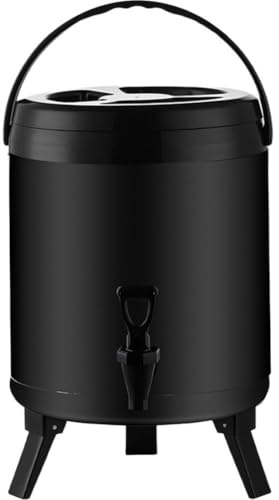Ymxygz Isolierter 6-Liter-getränkespender, Gewerblicher Getränkespender Aus Edelstahl Zapfhahn Für Milch, Tee, Kaffee