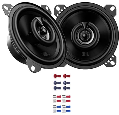 JBL Auto Lautsprecher Boxen Stage2 45F 2x320 Watt 10 cm 2 Wege Koax passend für Mercedes 190er 201 1982-1993 Armaturenbrett vorne