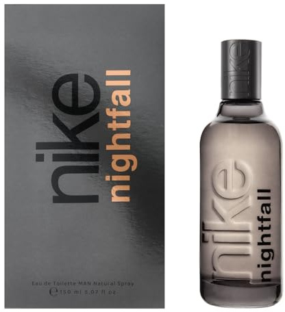 NIKE - Nightfall Man 150 ml, Eau de Cologne pour homme, Parfum liquide, Eau de toilette naturelle et masculine, Arôme floral fruité, Parfum frais et longue durée