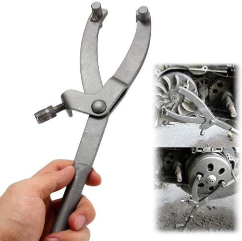 Outil de blocage universel - Outil de maintien réglable - Embrayage volant d'inertie et variateur - Clé d'embrayage pour embrayage, moto, poulie et alternateur