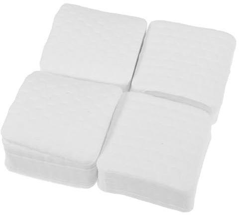 Tofficu Nagelentferner Pads Saugfähige 5 Stück-packung Fusselfreie Gel Reinigungstücher aus Weicher Baumwolle Leicht für Fingernägel für Professionelle Salons und Unterwegs