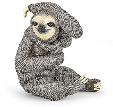 Papo - Realistic Sloth Figure - Ages 3+ - Wild Life Collection - Educational Play Exotic Animals - Gift Idea Toy for Girls and Boys