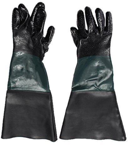 Fenteer 2 x Gants De Sableuse Protection Travail De Remplacement Gants