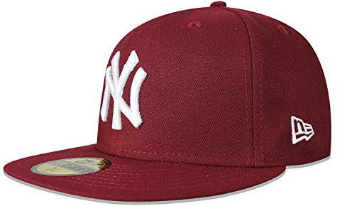 New Era Atlanta Braves MLB Basic 59Fifty Hat, Erwachsene, Rot/Weiß, kardinalrot, 56 EU