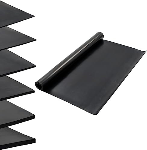 Tapis en caoutchouc antidérapant 1,2x2 m 4 mm Lisse