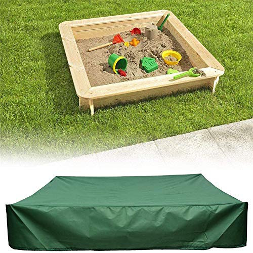Molinter Sandkastenplane Abdeckung für Sandkasten Abdeckplane Sandkastenabdeckung Plane Gartensaunas Whirlpools (200 * 200cm)