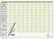 Kalenderoutlet ® DIN B1 Abwischbarer Dauerkalender Geburtstagskalender immerwährender Kalender Jahresplaner 100x70cm inkl. 1 Marker - GEROLLT – jahresunabhängig immer verwendbar - deutsch
