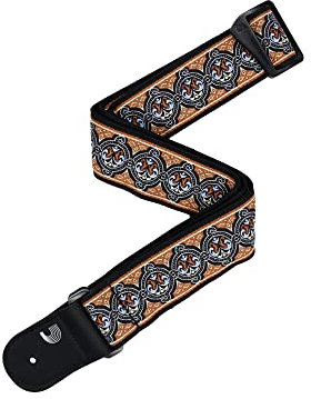 D'Addario Eco-Comfort Woven Gitarrengurt, Orange
