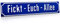 signodoo® Straßenschild „Fickt-Euch-Allee“ | Größe BxH: 60,0 x 13,0 cm |Material: Aluminium, geprägt | Nostalgisches Straßenschild | Antiqua-Rand