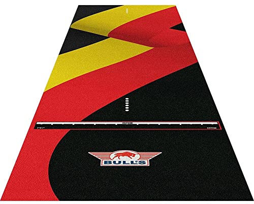 Bulls NL Terra Dartteppich | Darts Teppich Mit Oder Ohne Oche | Dartmatte 300 x 60 cm (ohne Oche)