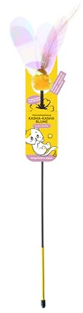 Japan Premium Pet Federspielzeug für Katzen | Katzenspielzeug Feder mit DREI Instinkten des Jägers für Katze | Blumenförmiges