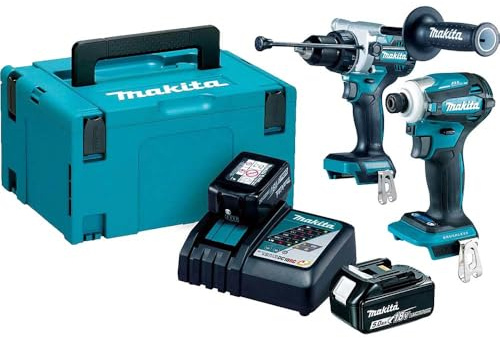 Makita DLX2455TJ 18V Li-ion LXT 2 Piece Combo Kit Supplied in a Makpac Case