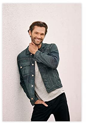 ACIDI Bilder Wohnzimmer Modern 30 * 50cm Schauspieler Jared Padalecki 9 Leinwand Poster Schlafzimmer Dekor Sport Landschaft Büroraum Dekor Geschenk Kein Rahmen