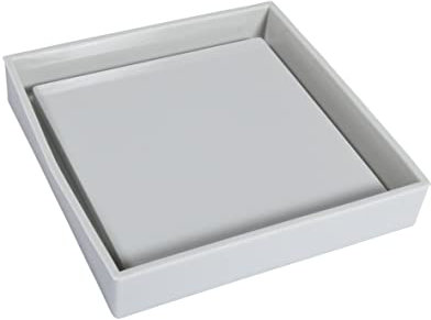 Rayher Molde silicona cuadrado, 10x10x1,5 cm, bandeja decoración y manualidades, 36127000